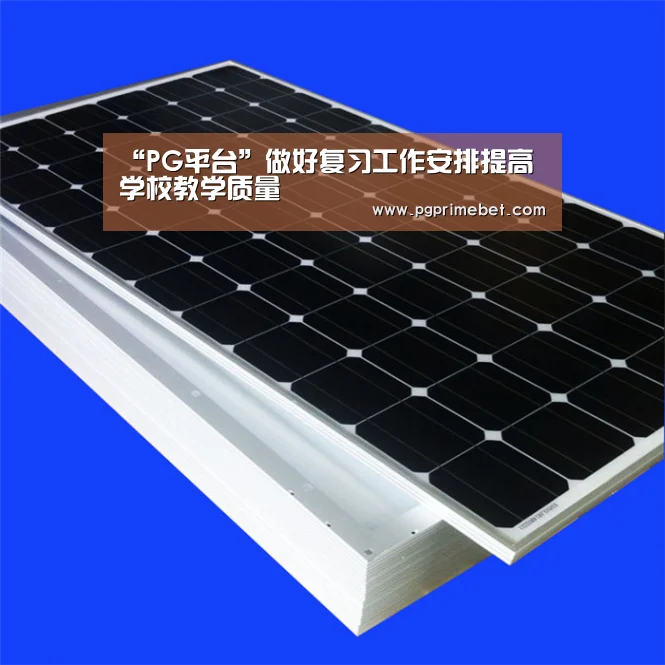 “PG平台”做好复习工作安排提高学校教学质量(图1) PG游戏
